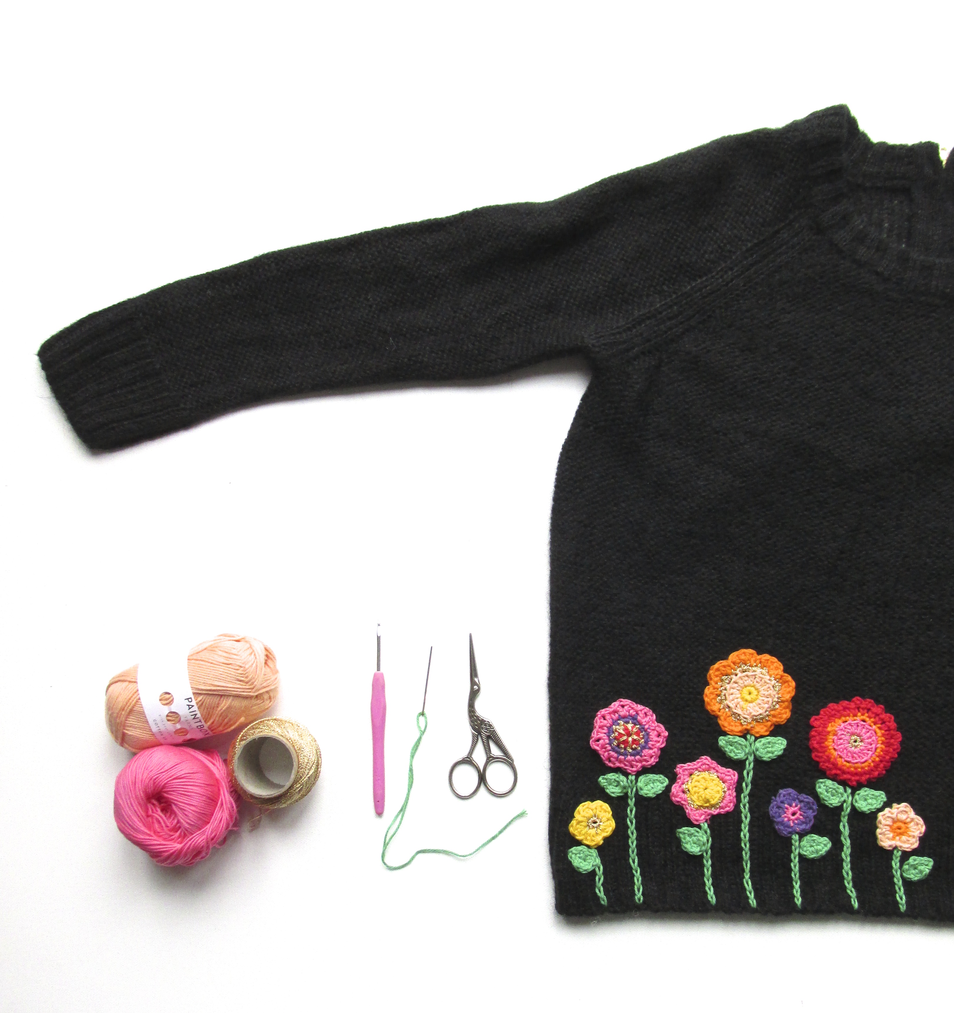flowers sweater jumper