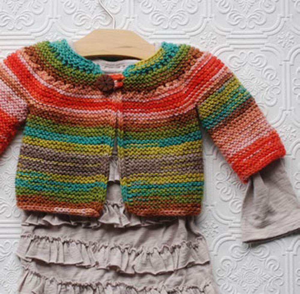 Baby top down in Liberty Wool